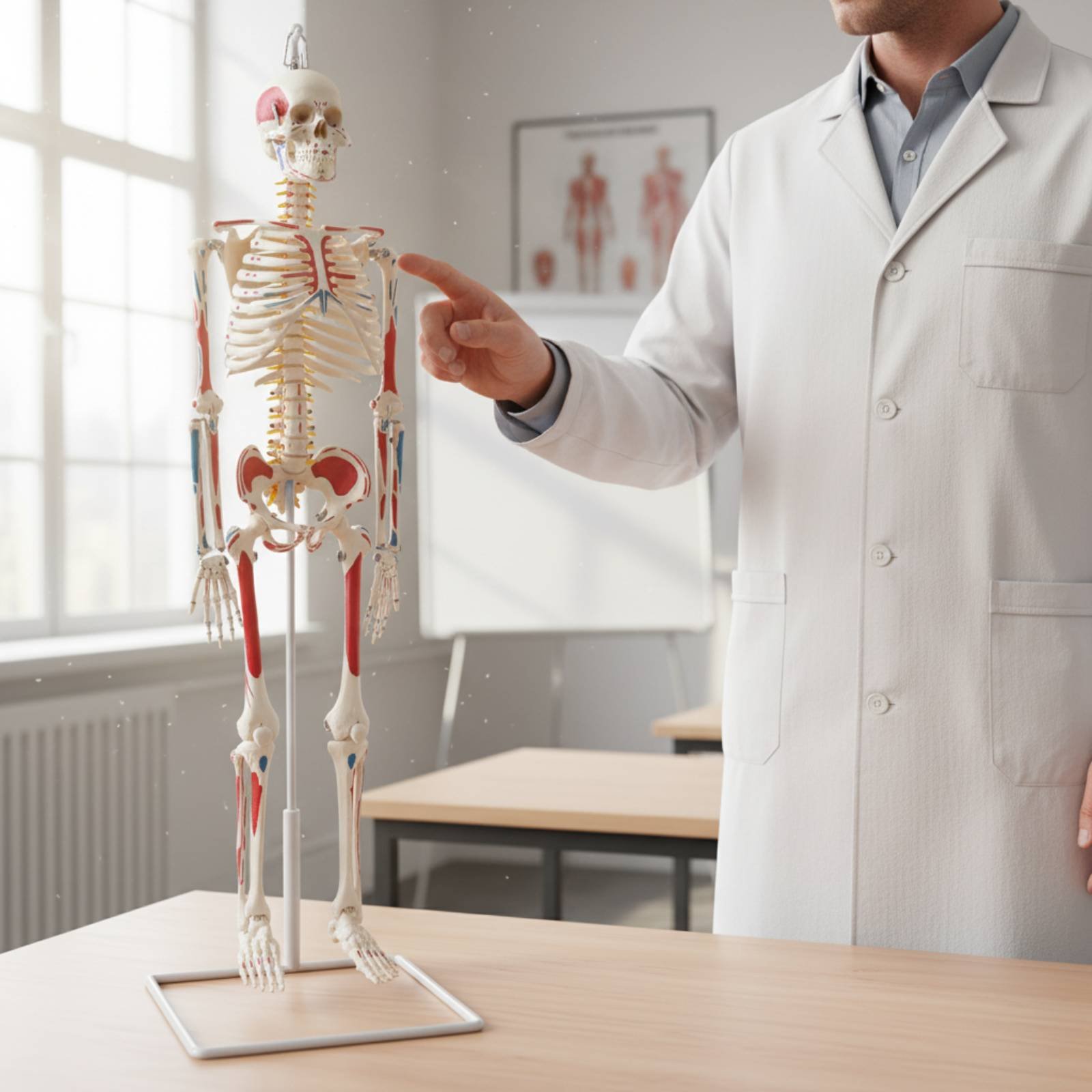 Flexible Spine Skeleton Model  - Medical Lab Research ulasan dan harga