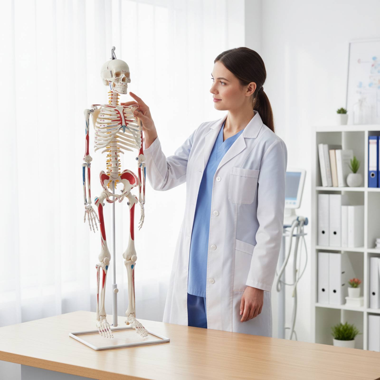 Flexible Spine Skeleton Model  - Medical Lab Research ulasan dan harga