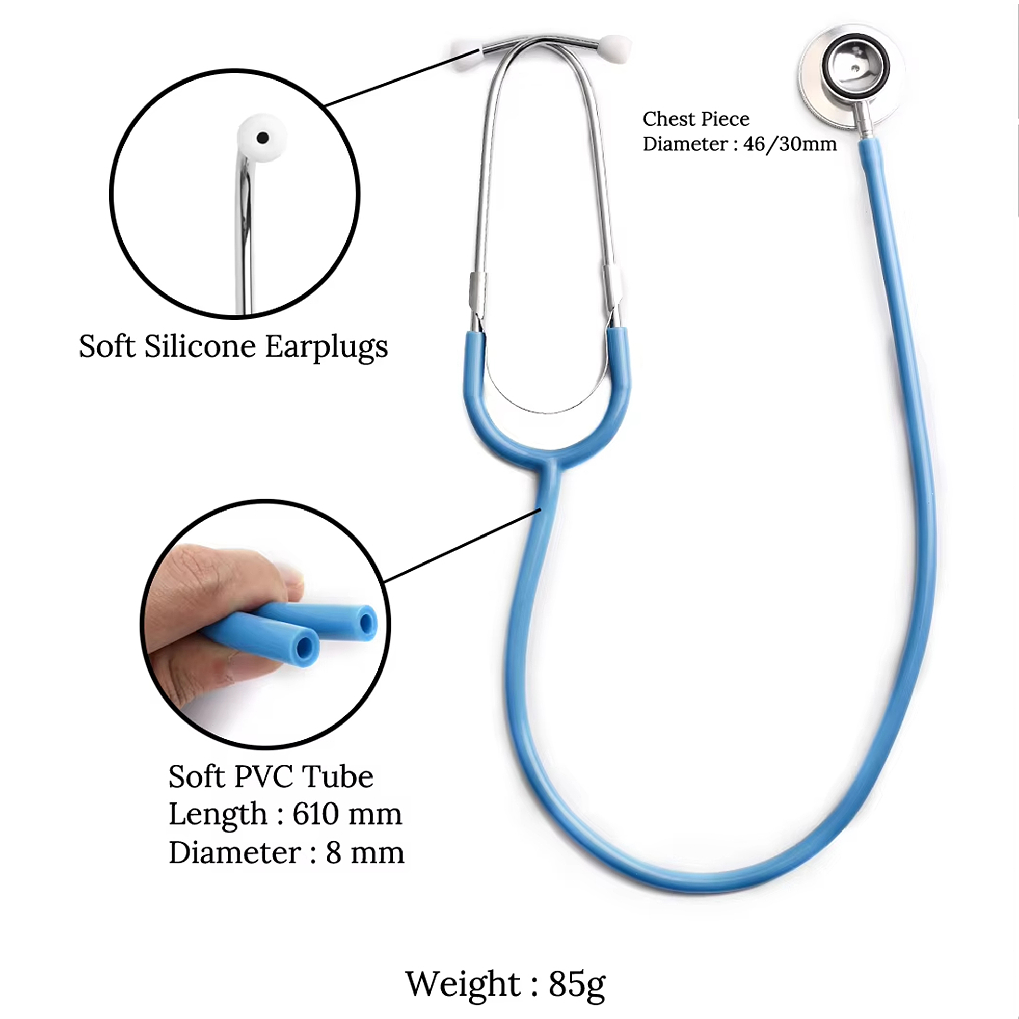 Dual Head Stethoscope Medical  - Medical Laboratory Science ulasan dan harga
