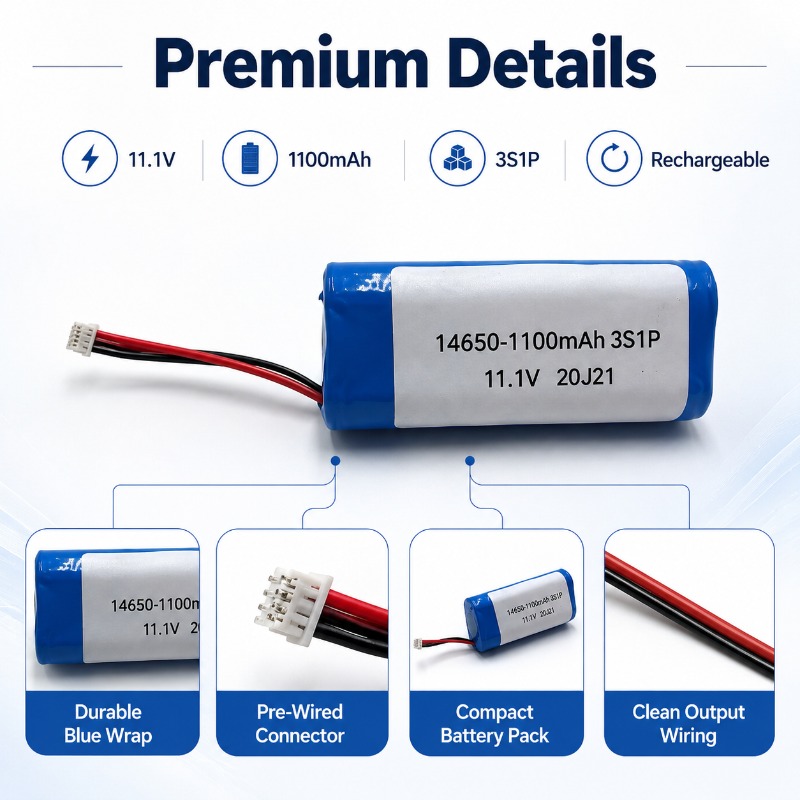 11.1V 14650 Li-ion Battery Pac - Medical Laboratory Science ulasan dan harga